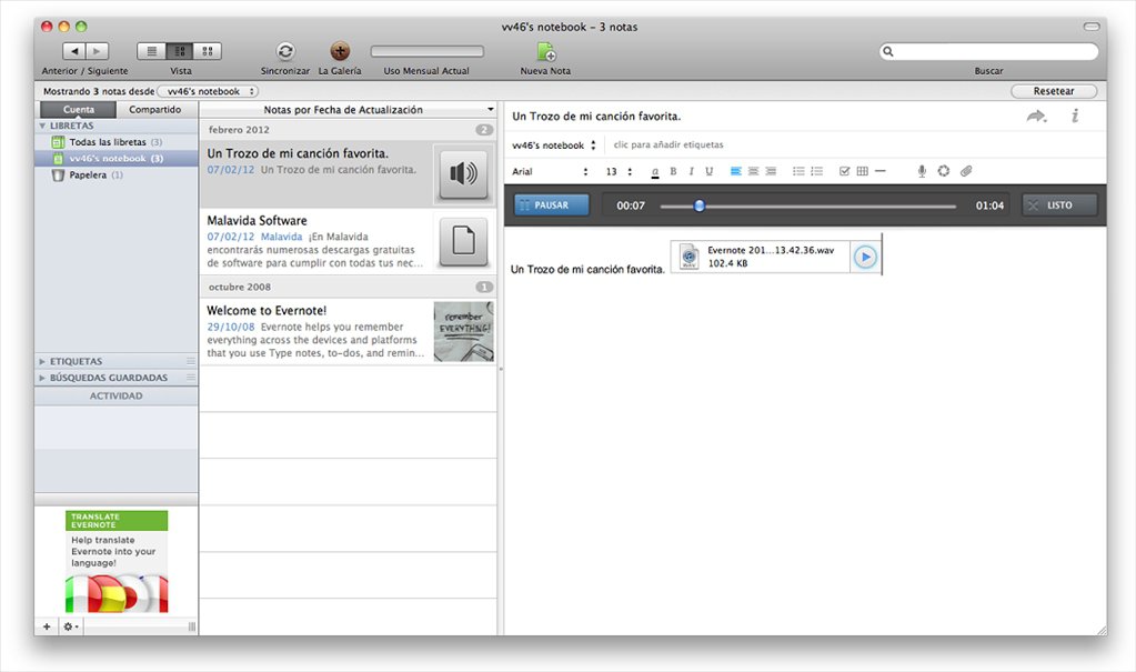 Evernote For Mac