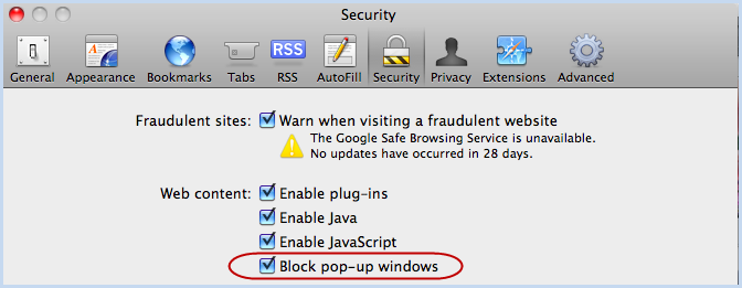 Free popup blocker for mac